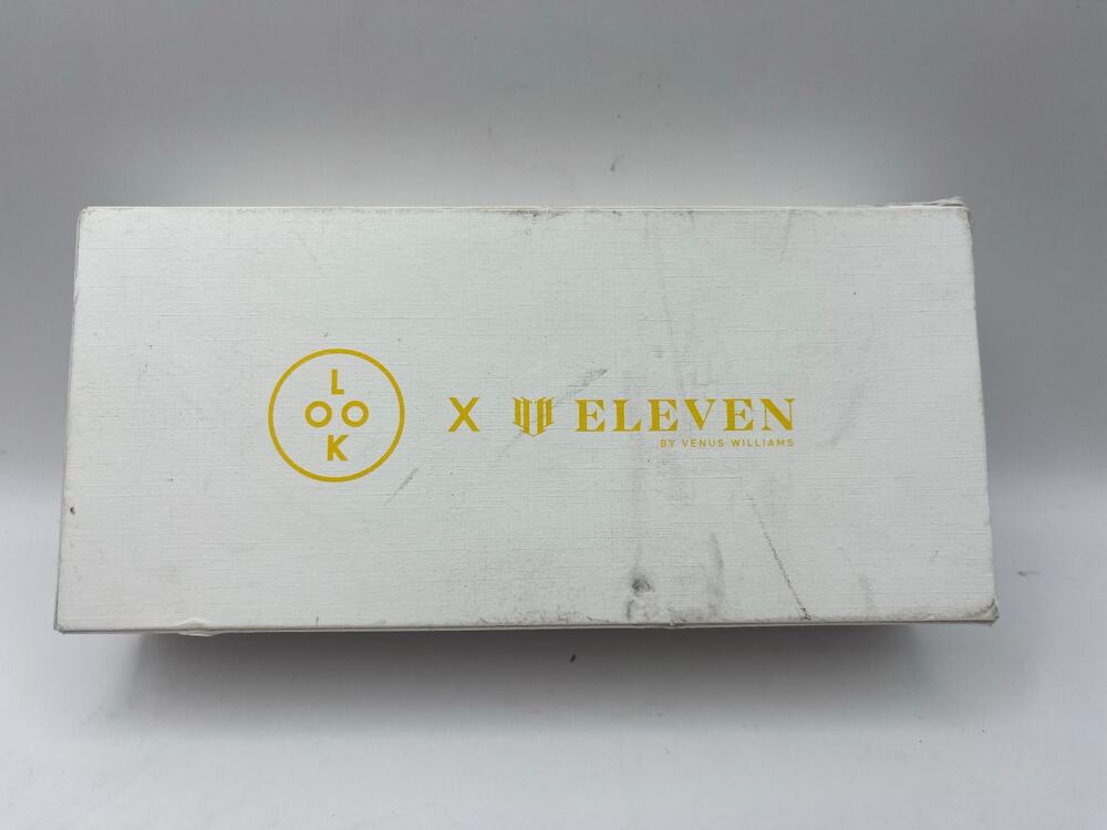 LOOK x ELEVEN by Venus Williams Muse Sun Gold Round Frame Sunglasses Case & Box